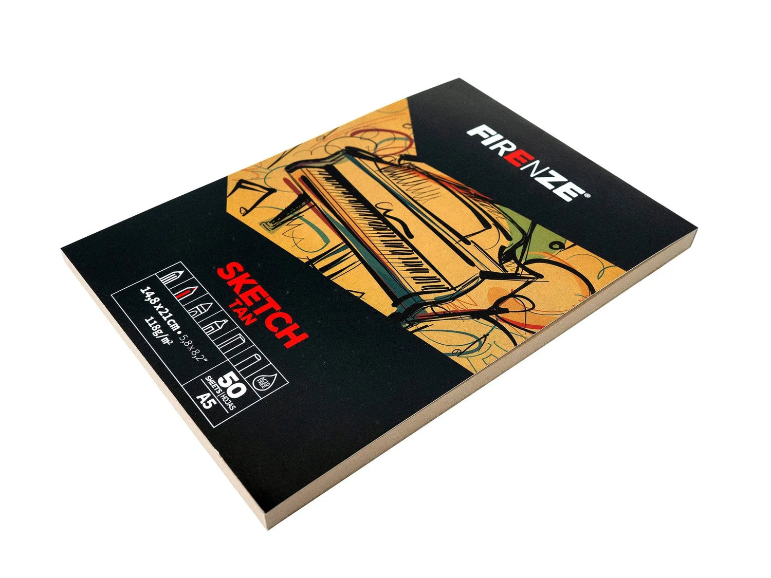 Block de dibujo Sketch Tan - 118 g/m² - A5